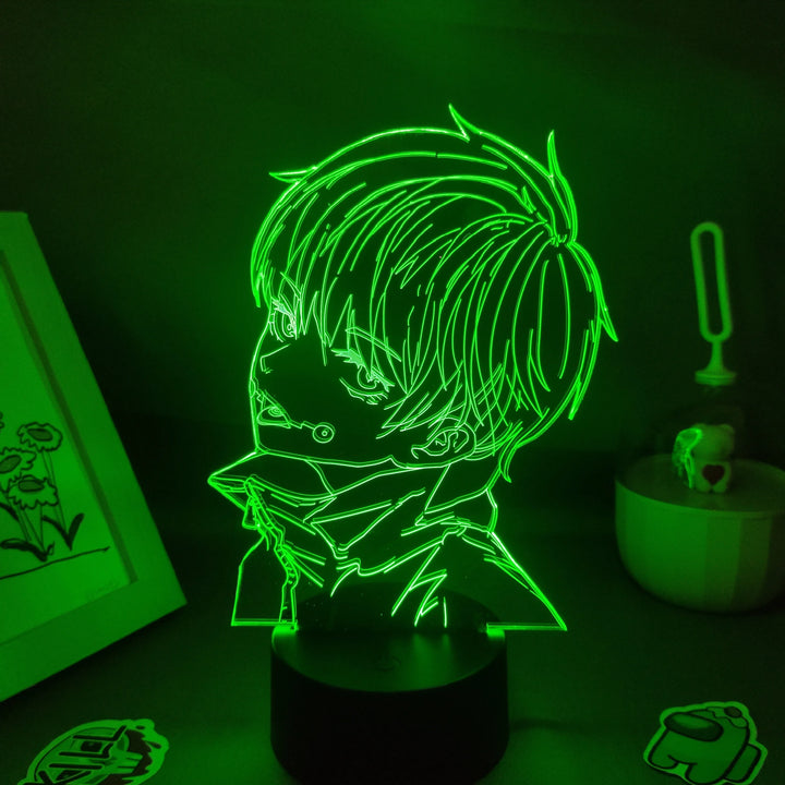 Anime Jujutsu Kaisen Figuur Inumaki Toge 3D Led Lava Lampen Rgb Night Lights Slaapkamer Tafel Decor Verjaardag Manga Geschenken Voor vrienden