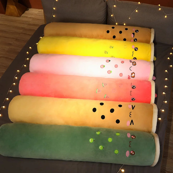 (Punidaman) Cute Bubble Tea Cup Plush Pillow