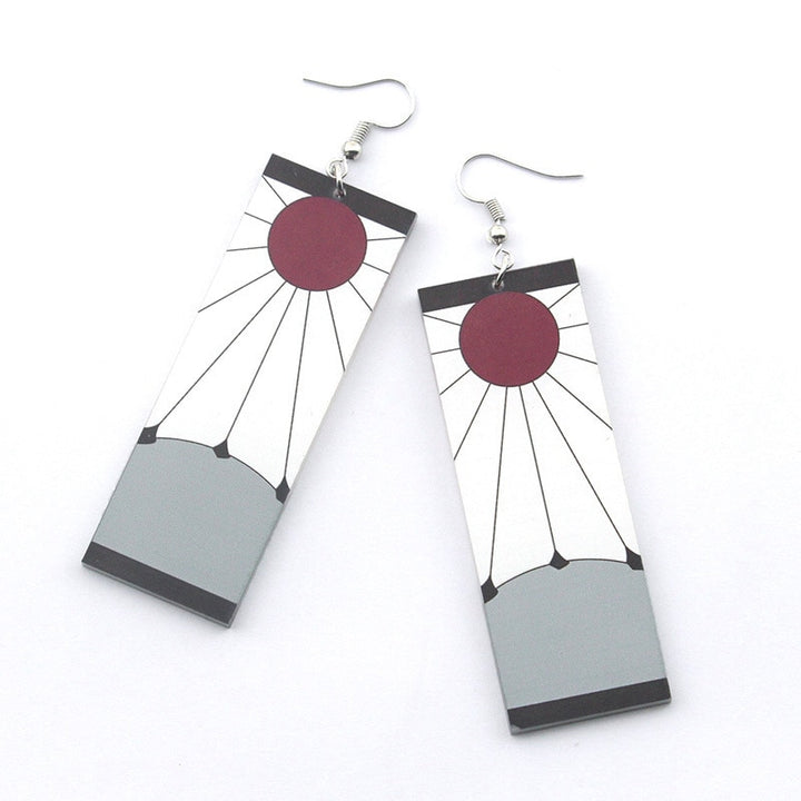 Kimetsu no Yaiba (Demon Slayer) Acrylic Earrings - Tanjiro Kamado