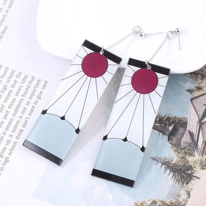 Kimetsu no Yaiba (Demon Slayer) Acrylic Earrings - Tanjiro Kamado