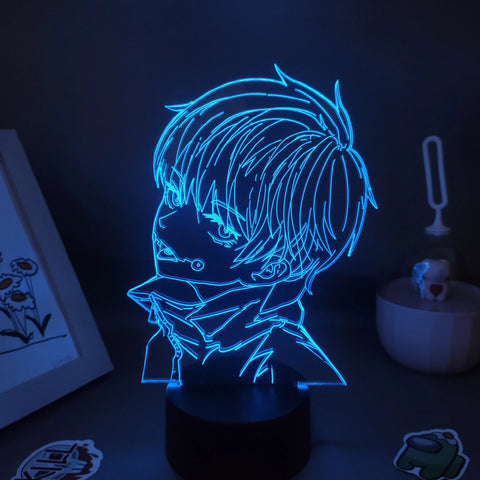 Anime Jujutsu Kaisen Figuur Inumaki Toge 3D Led Lava Lampen Rgb Night Lights Slaapkamer Tafel Decor Verjaardag Manga Geschenken Voor vrienden