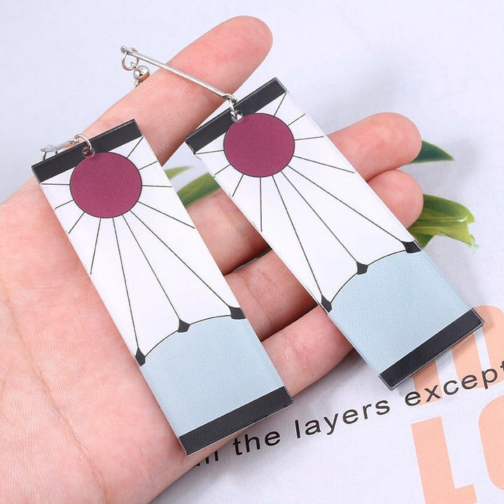 Kimetsu no Yaiba (Demon Slayer) Acrylic Earrings - Tanjiro Kamado