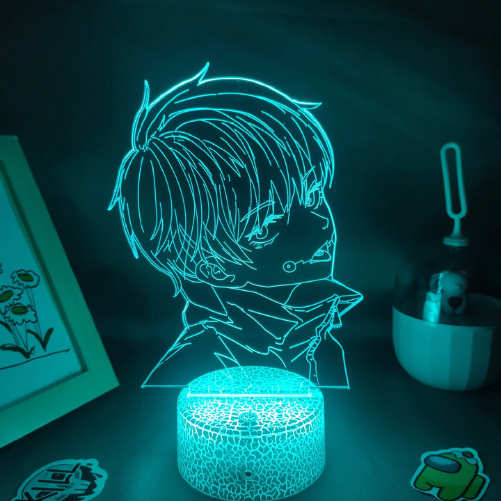 Anime Jujutsu Kaisen Figuur Inumaki Toge 3D Led Lava Lampen Rgb Night Lights Slaapkamer Tafel Decor Verjaardag Manga Geschenken Voor vrienden