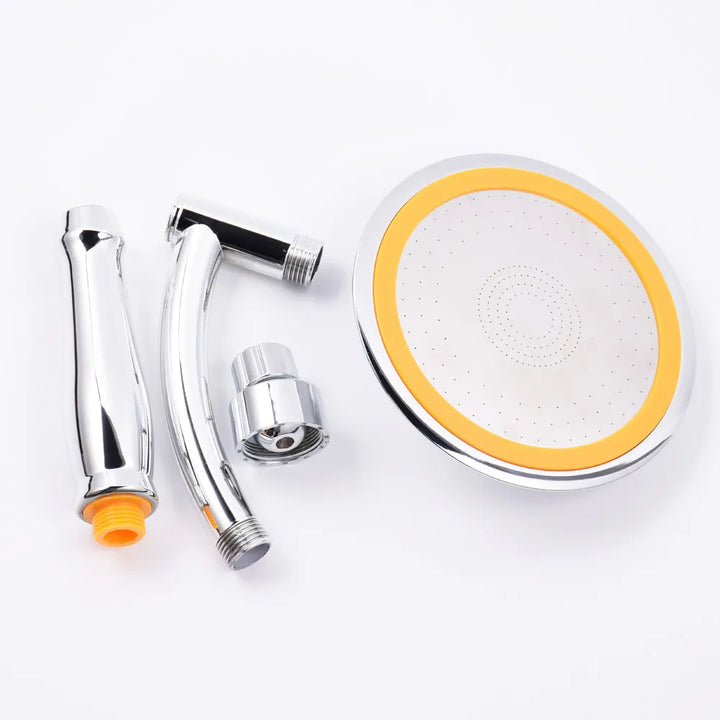 6 Inch High Pressure 360 Adjustable Large Round Big Rainfall Sprayer Bathroom Hand Held Shower Head Accessories Faucet Spa