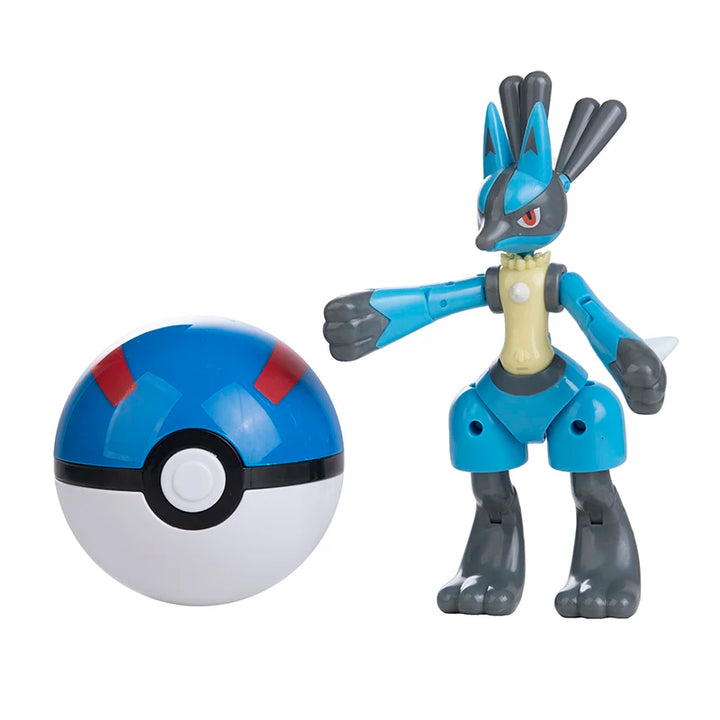 New Genuine Pokemon 9 Different Styles Toy Set Pokeball Pocket Monster Pikachu Eevee Charizard Gyarados Blastoise Figures Model