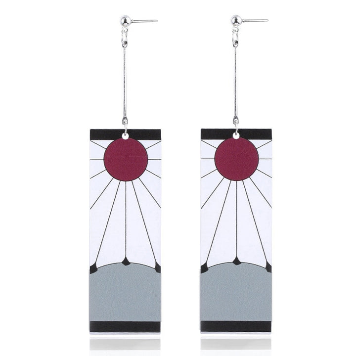Kimetsu no Yaiba (Demon Slayer) Acrylic Earrings - Tanjiro Kamado