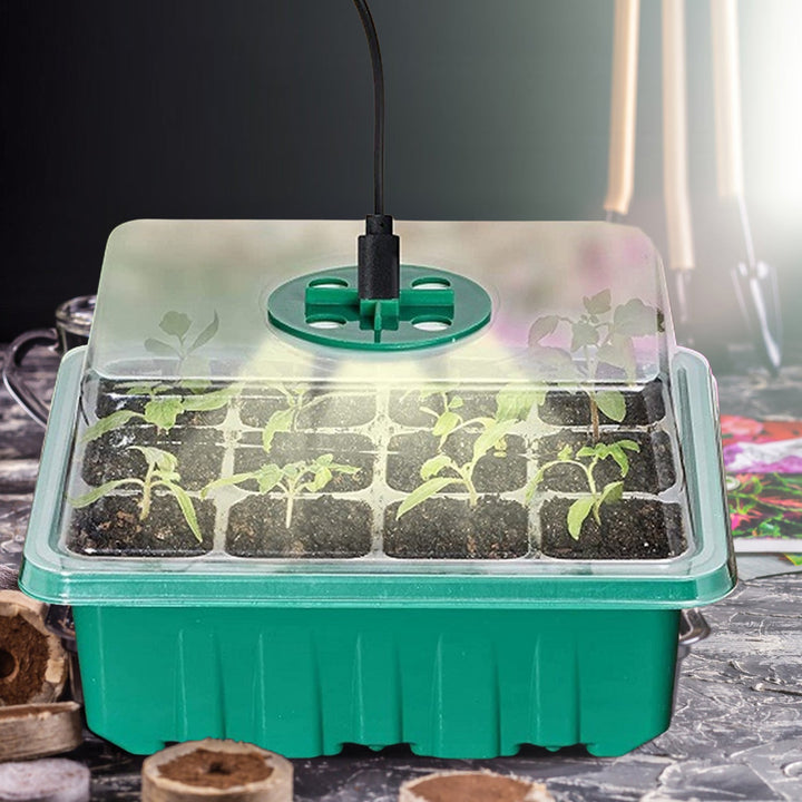 12-Well Seedling Pot w/ Lamp - Tinker's Way