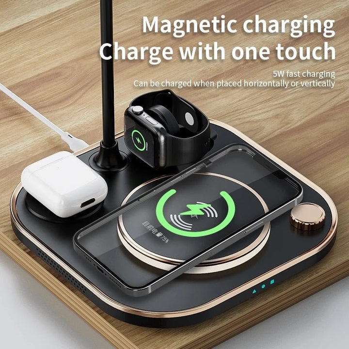 4-In-1 Qi Wireless Charger Lamp - Tinker's Way