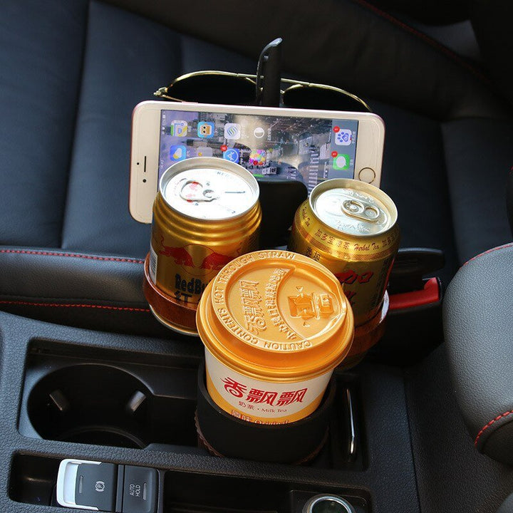 4-In-1 Rotatable Car Cup Holder - Tinker's Way