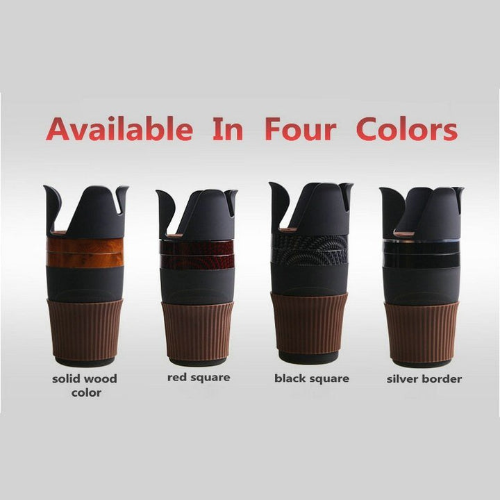 4-In-1 Rotatable Car Cup Holder - Tinker's Way