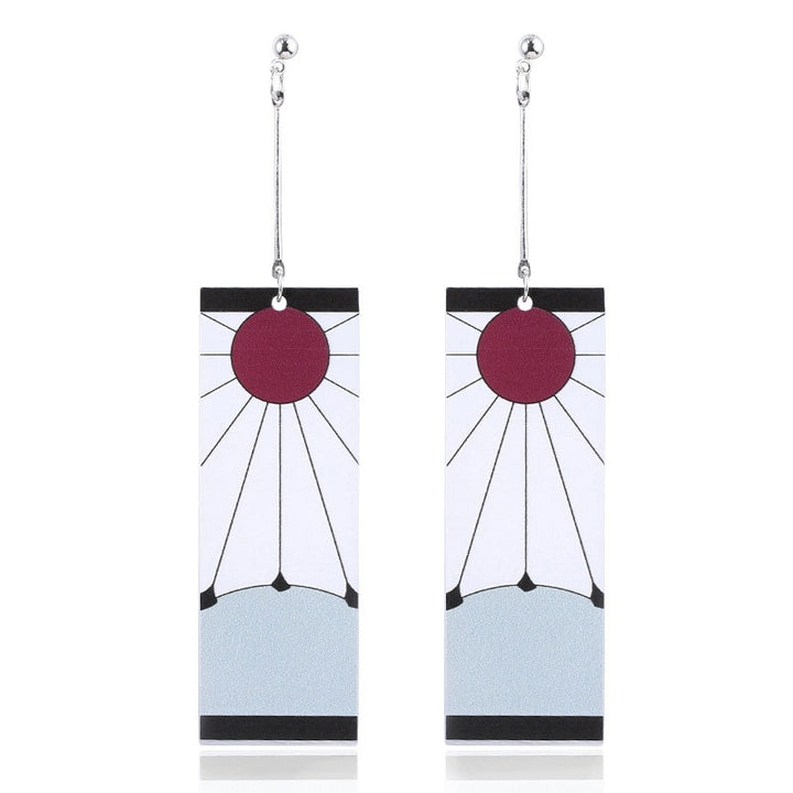 Kimetsu no Yaiba (Demon Slayer) Acrylic Earrings - Tanjiro Kamado