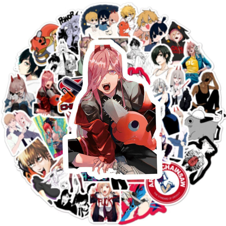 Assorted Chainsaw Man Stickers - Tinker's Way