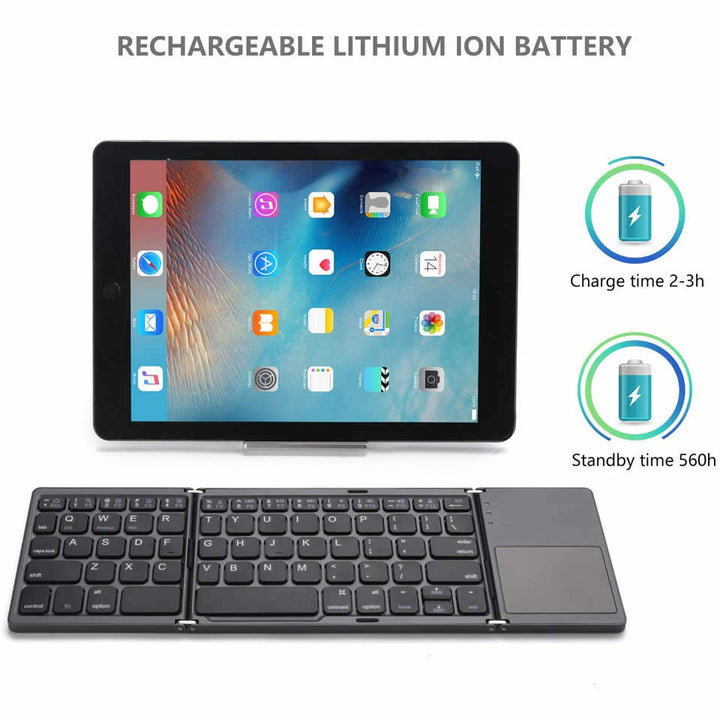 Bluetooth Keyboard With Touchpad - Tinker's Way