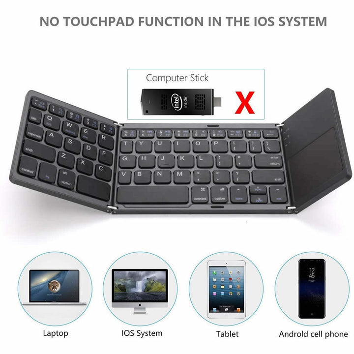 Bluetooth Keyboard With Touchpad - Tinker's Way