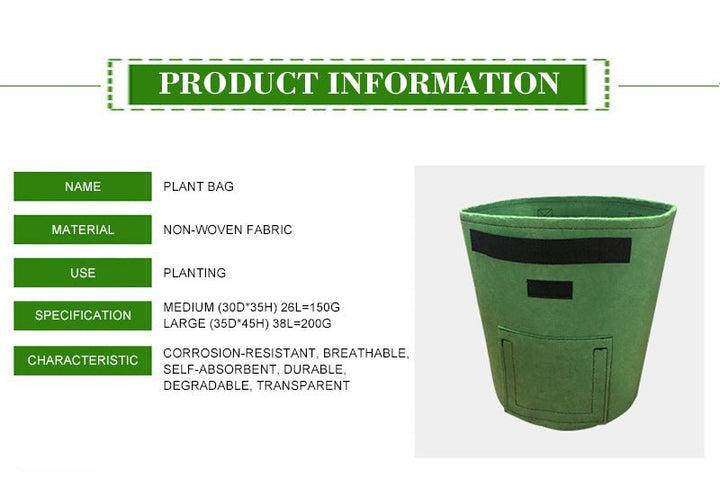 Breathable Vegetable Grow and Storage Bag - Tinker's Way