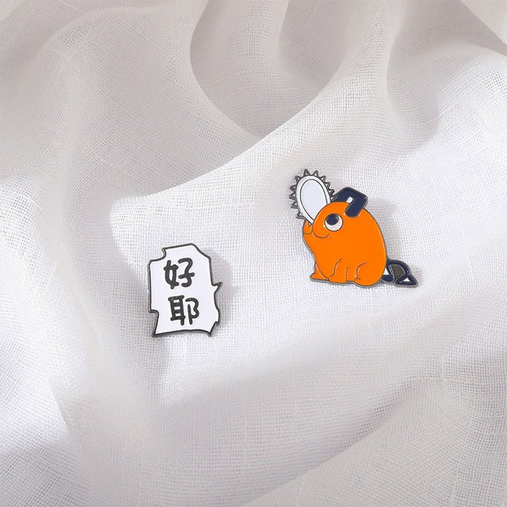 Chainsaw Man Pins & Brooch Set - Tinker's Way