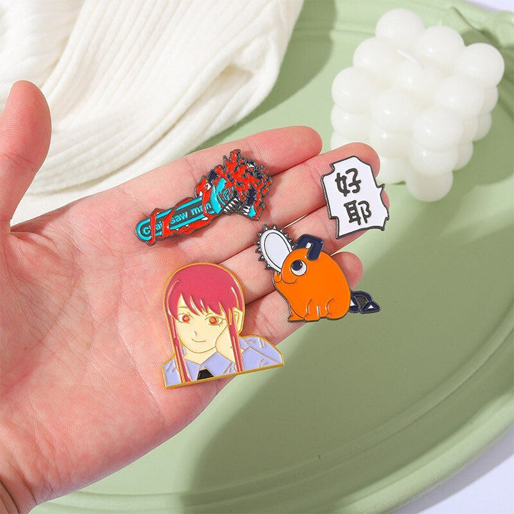 Chainsaw Man Pins & Brooch Set - Tinker's Way