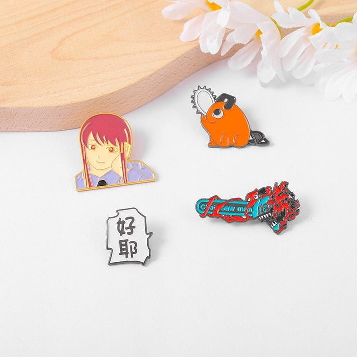 Chainsaw Man Pins & Brooch Set - Tinker's Way