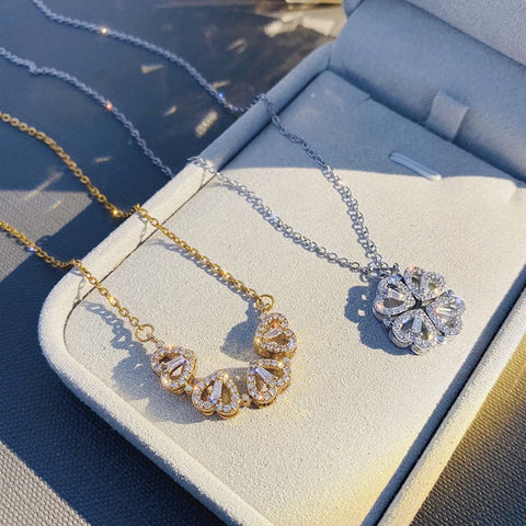 Folding Four-Leaf Clover Necklace - Tinker's Way