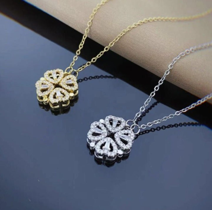 Folding Four-Leaf Clover Necklace - Tinker's Way
