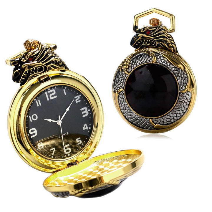 Golden Dragon Pocket Watch - Tinker's Way
