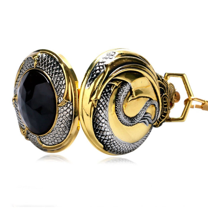 Golden Dragon Pocket Watch - Tinker's Way