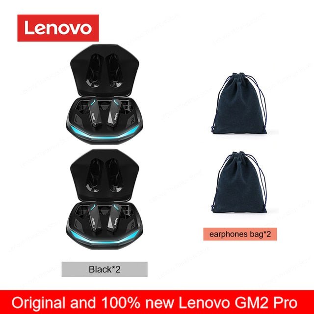 Lenovo GM2 Pro Wireless Earbuds w/ Mic - Tinker's Way