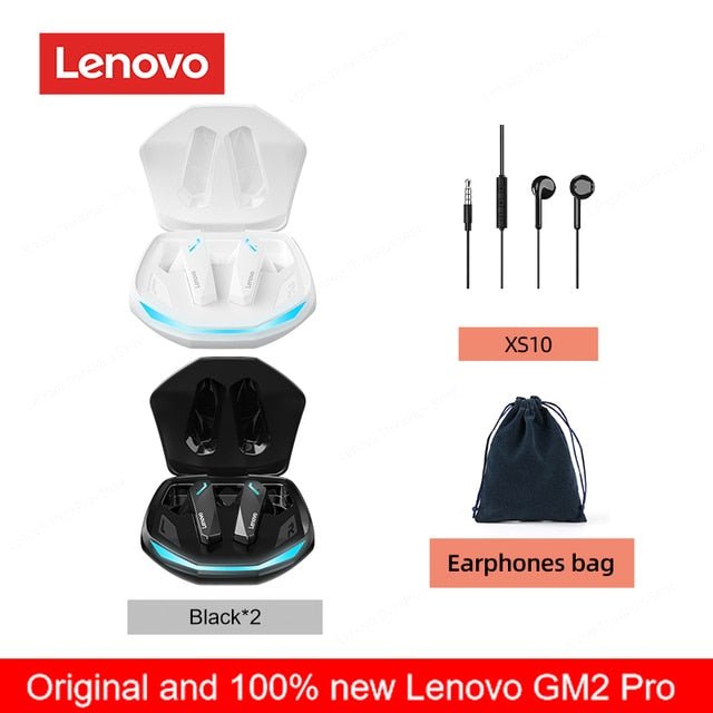 Lenovo GM2 Pro Wireless Earbuds w/ Mic - Tinker's Way