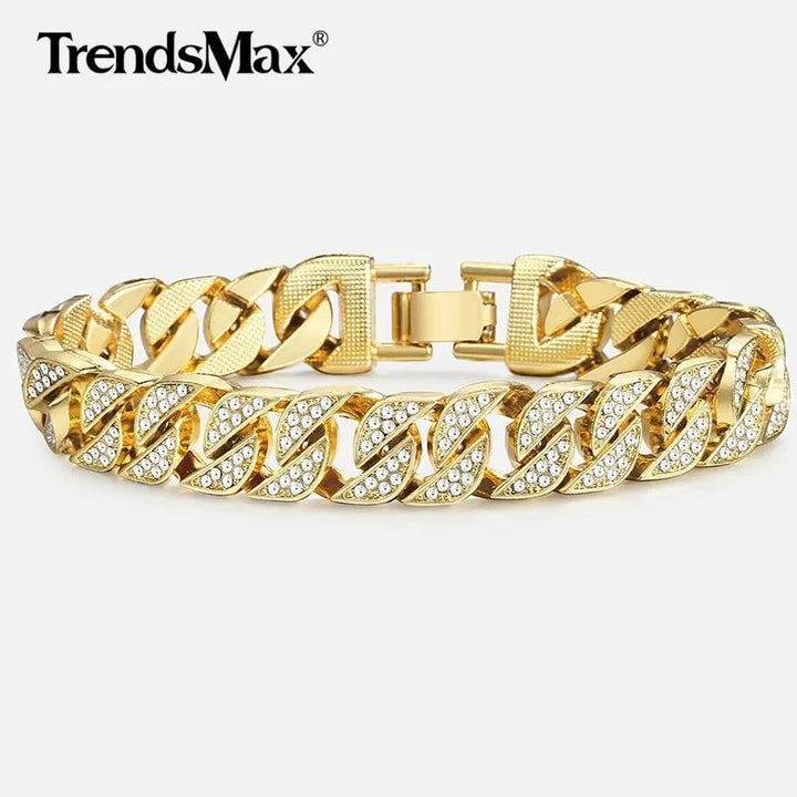 Miami-Curb Cuban Chain Bracelet - Tinker's Way