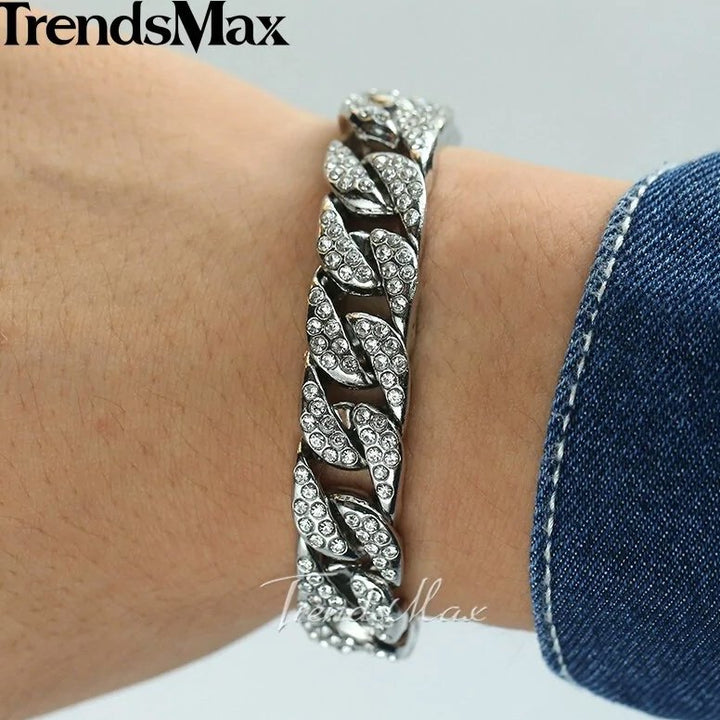 Miami-Curb Cuban Chain Bracelet - Tinker's Way