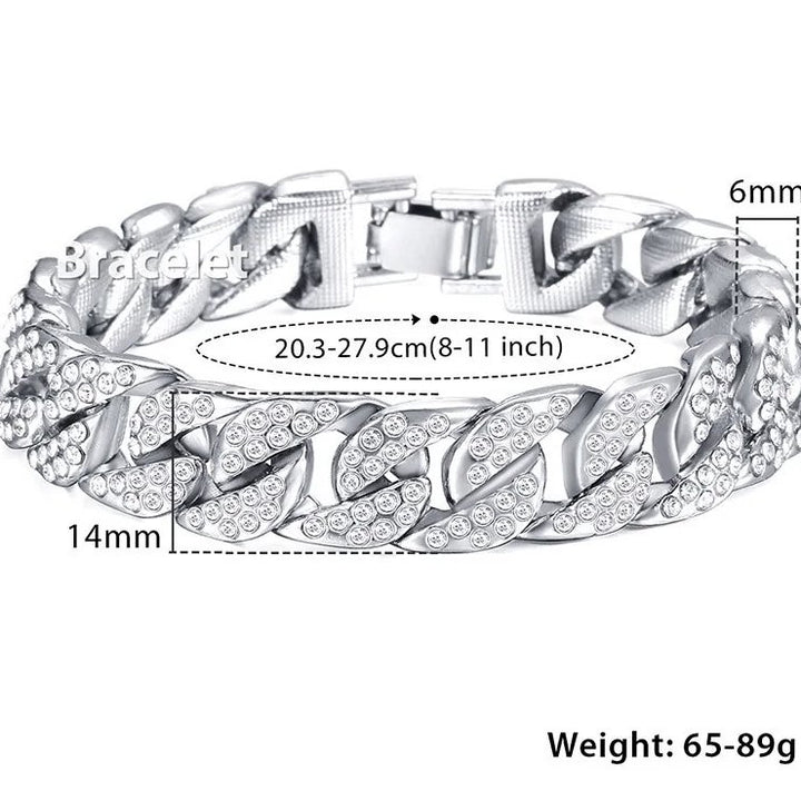 Miami-Curb Cuban Chain Bracelet - Tinker's Way