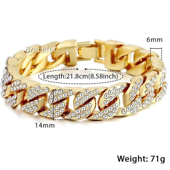 Miami-Curb Cuban Chain Bracelet - Tinker's Way