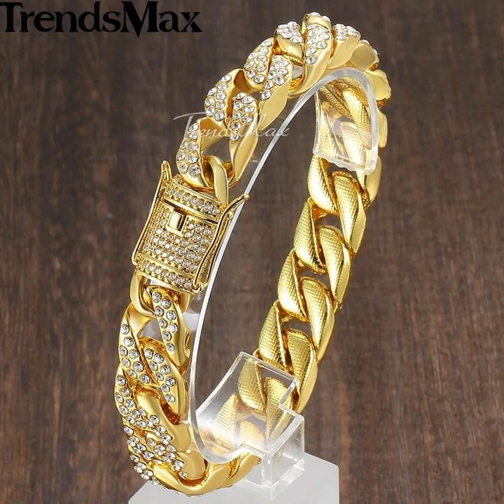 Miami-Curb Cuban Chain Bracelet - Tinker's Way