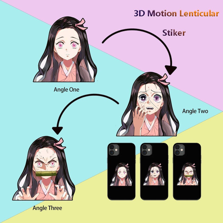 Mini 3D Motion/Moving Anime Stickers - Tinker's Way