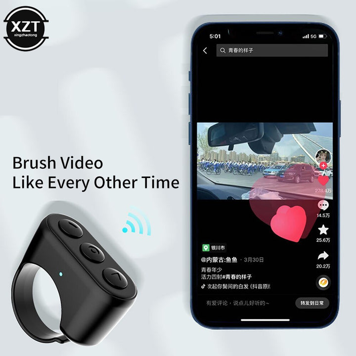 Remote Control Ring for Phones - Tinker's Way