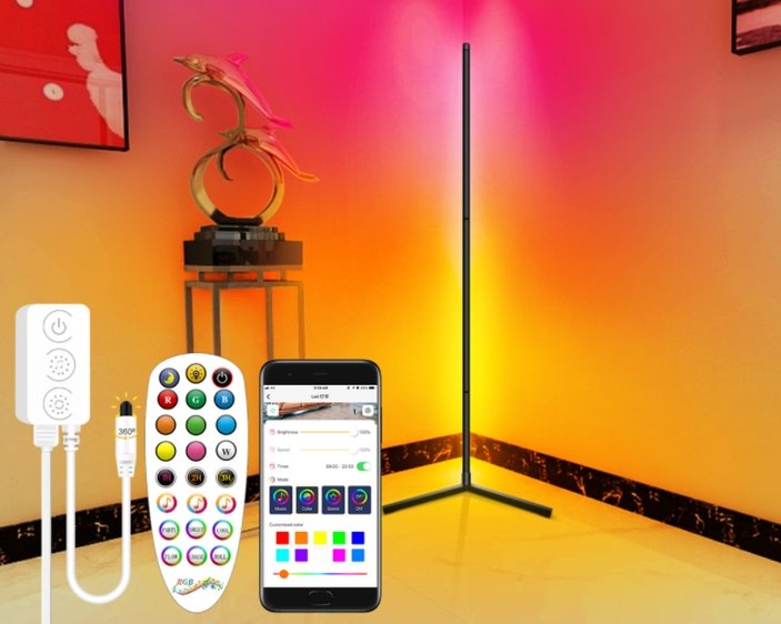 RGB LED Floor Lamp - Tinker's Way