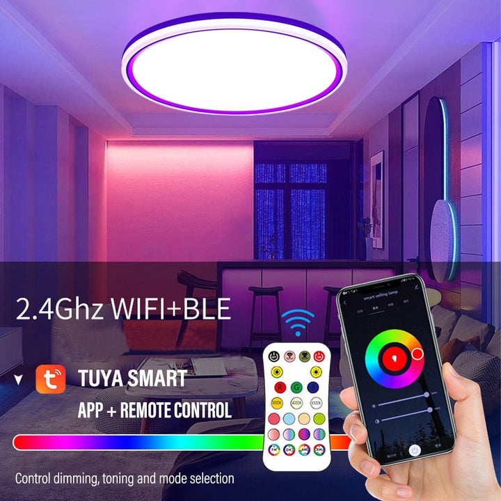 RGB Slim Ceiling Light - Tinker's Way