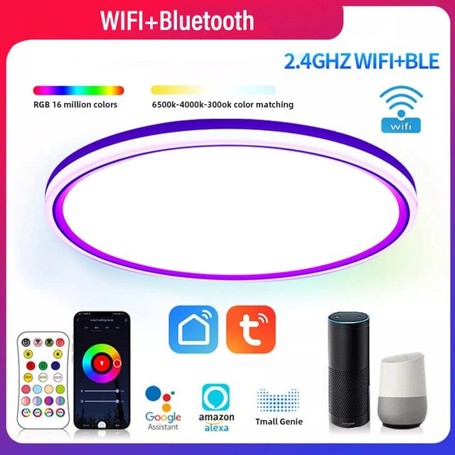 RGB Slim Ceiling Light - Tinker's Way