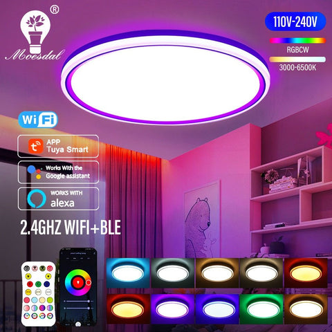 RGB Slim Ceiling Light - Tinker's Way