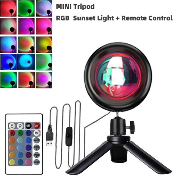 RGB Sunset Light Lamp - Tinker's Way