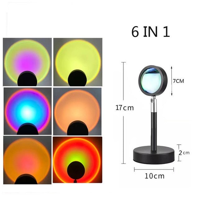 RGB Sunset Light Lamp - Tinker's Way