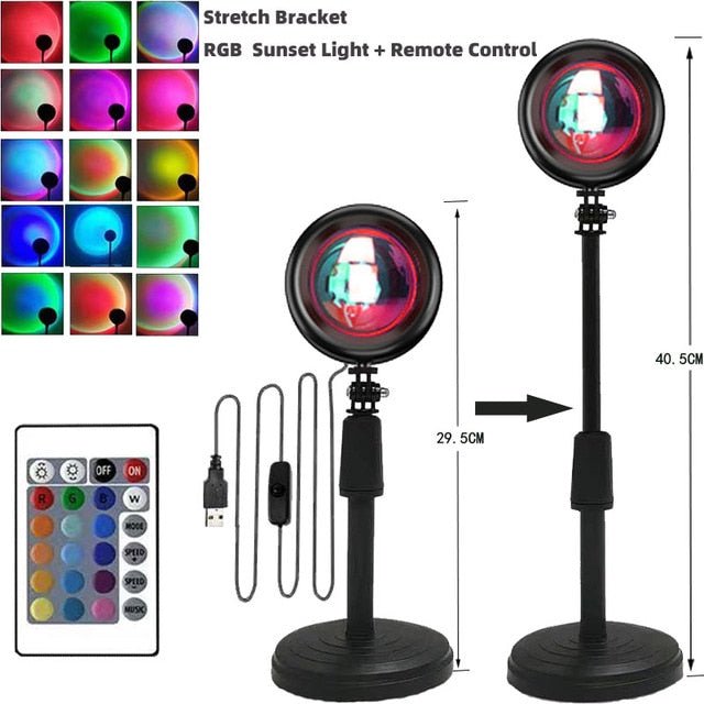 RGB Sunset Light Lamp - Tinker's Way