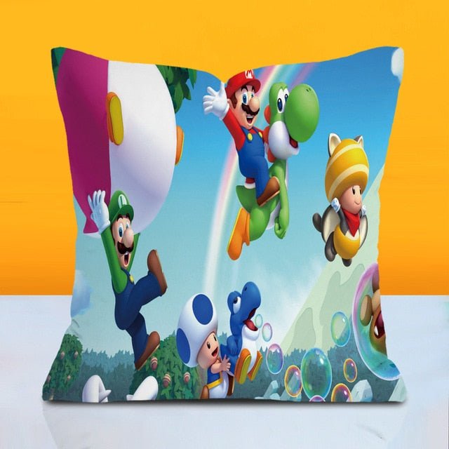 Super Mario Bros Pillow w/ Cover - Tinker's Way