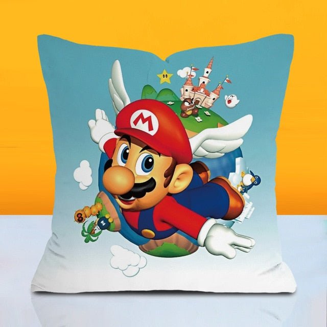 Super Mario Bros Pillow w/ Cover - Tinker's Way