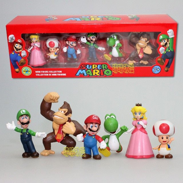 Super Mario Bros PVC Action Figure Toys - Tinker's Way