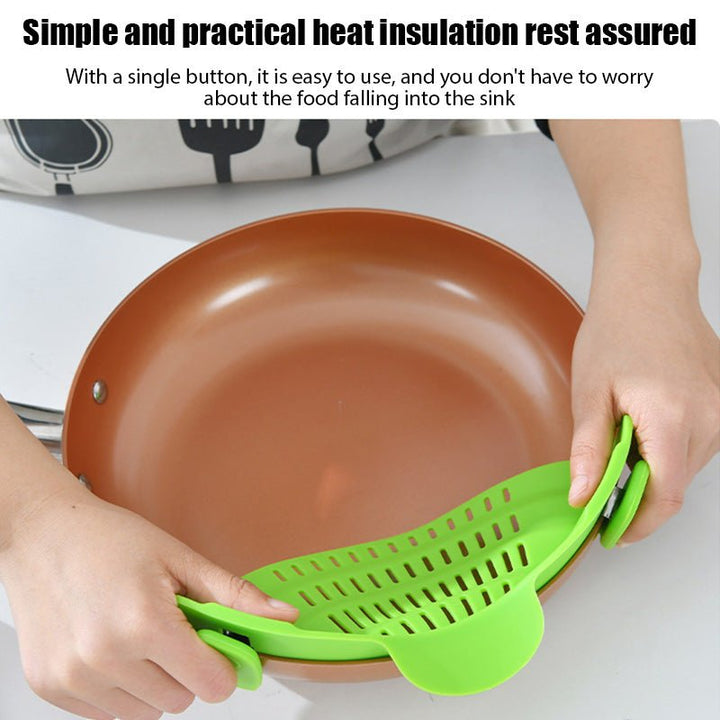 Universal Silicone Clip-on Strainer - Tinker's Way