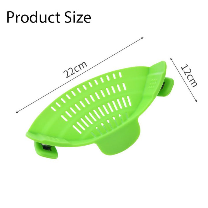 Universal Silicone Clip-on Strainer - Tinker's Way