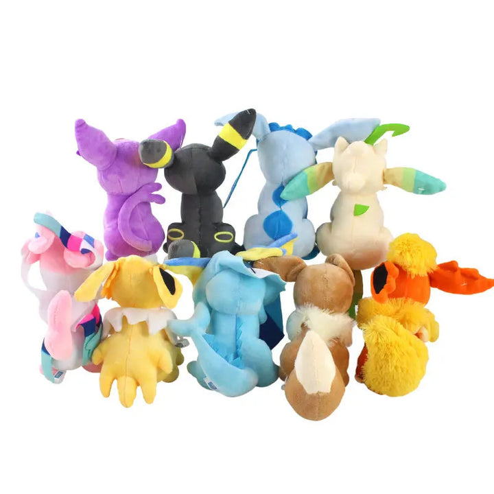 17-25cm Pokemon Pikachu Espeon Jolteon Umbreon Vaporeon Leafeon Glaceon Sylveon Flareon Anime Figure Plush Dolls Toy Kids Gift