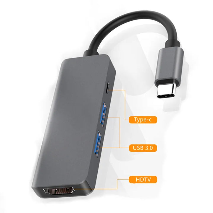 Rankman USB C Hub to 4K HDTV USB 3.0 2.0 Type C Charging Power Dock for MacBook Samsung S20 Dex Xiaomi 10 PS5 iPad TV Switch