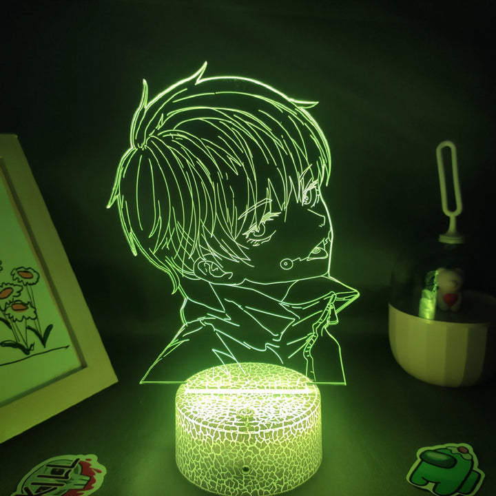 Anime Jujutsu Kaisen Figuur Inumaki Toge 3D Led Lava Lampen Rgb Night Lights Slaapkamer Tafel Decor Verjaardag Manga Geschenken Voor vrienden